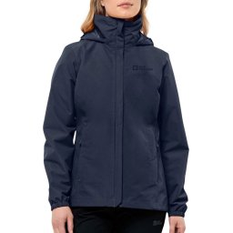 Jack Wolfskin Maat L STORMY POINT 2L JKT W Dames Outdoorjas - night blauw