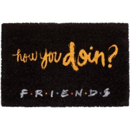 Grupo Erik Deurmat Friends 40 X 60 Cm Pvc/kokosvezel Zwart