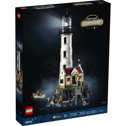 LEGO Ideas Gemotoriseerde vuurtoren met Lichtjes, Modelbouwset voor Volwassenen - 21335