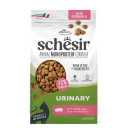 1,5 kg Schesir Monoprotein Urinary met ham katten droogvoer