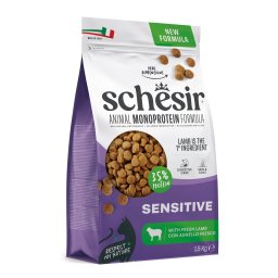 1,5kg Schesir Sensitive met Lam droog kattenvoer