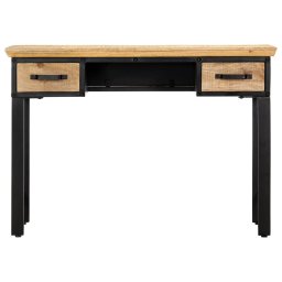 vidaXL Schrijftafel 110x50x76 cm massief mangohout