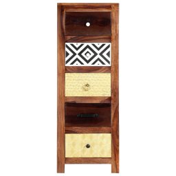vidaXL Bijzetkast 40x30x110 cm massief acaciahout