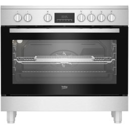 Beko BGM 30203 EX Keramisch fornuis Grijs