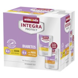 animonda Integra Protect Adult Diabetes 24 x 85 g - Mixpack ( Kip & Kalkoen )