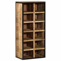 vidaXL Schoenenkast 50 x 30 x 110 cm Massief Mango Hout Bruin