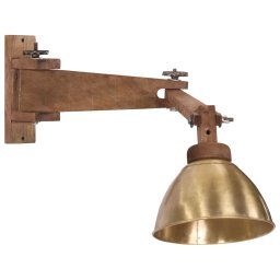 vidaXL Wandlamp 25 W E27 antiek messingkleurig