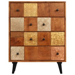vidaXL Ladekast 60x30x75 cm massief acaciahout