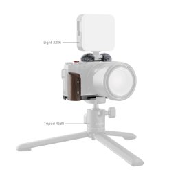 SmallRig 5260 L-Shape Mount Plate With Wooden Handle For Fujifilm X-M5