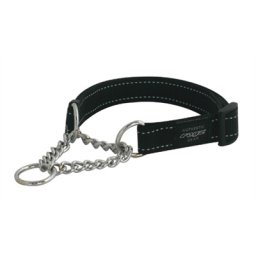 ROGZ FOR DOGS LUMBERJACK CHOKER ZWART 25 MMX50-70 CM