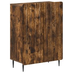vidaXL 3-delige badkamerkast set ZWOLLE Gerookt eiken Bewerkt hout