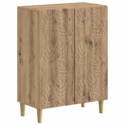 vidaXL 3-delige badkamerkast set DELFT Artisanaal eiken Bewerkt hout