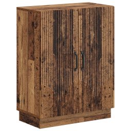 vidaXL 3-delige badkamerkast set HOORN Oud hout Bewerkt hout