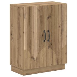 vidaXL 3-delige badkamerkast set HOORN Artisanaal eiken Bewerkt hout