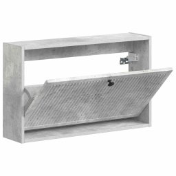 vidaXL Wandgemonteerde Schoenkast EDE 71 x 17 x 43 cm Bewerkt hout