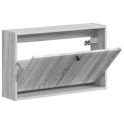 vidaXL Wandgemonteerde Schoenkast EDE 71 x 17 x 43 cm Bewerkt hout