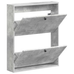 vidaXL Wandgemonteerde Schoenkast EDE 71 x 17 x 86 cm Bewerkt hout