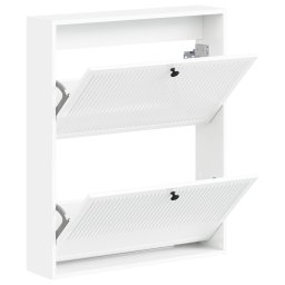 vidaXL Wandgemonteerde Schoenkast EDE 71 x 17 x 86 cm Bewerkt hout