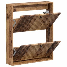 vidaXL Wandgemonteerde Schoenkast EDE 71 x 17 x 86 cm Bewerkt hout