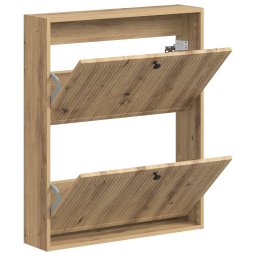 vidaXL Wandgemonteerde Schoenkast EDE 71 x 17 x 86 cm Bewerkt hout