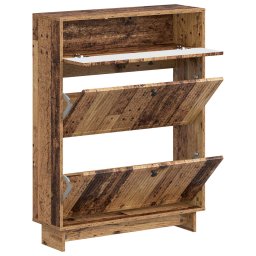 vidaXL Schoenenkast EDE 78 x 24 x 103 cm Bewerkt hout Oud hout