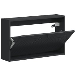 vidaXL Wandgemonteerde Schoenkast ALKMAAR 71 x 17 x 43 cm Bewerkt hout