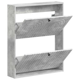 vidaXL Wandgemonteerde Schoenkast ALKMAAR 71 x 17 x 86 cm Bewerkt hout
