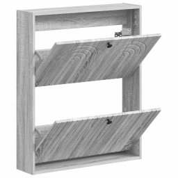 vidaXL Wandgemonteerde Schoenkast ALKMAAR 71 x 17 x 86 cm Bewerkt hout