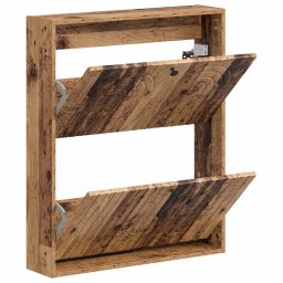 vidaXL Wandgemonteerde Schoenkast ALKMAAR 71 x 17 x 86 cm Bewerkt hout