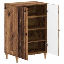 vidaXL Schoenenkast ALKMAAR 59,5 x 39,5 x 90 cm Bewerkt hout Oud hout