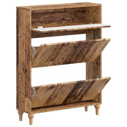 vidaXL Schoenenkast ALKMAAR 78 x 24 x 103 cm Bewerkt hout Oud hout