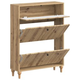 vidaXL Schoenenkast ALKMAAR 78 x 24 x 103 cm Bewerkt hout