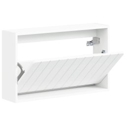 vidaXL Wandgemonteerde Schoenkast ZWOLLE 71 x 17 x 43 cm Bewerkt hout