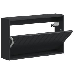 vidaXL Wandgemonteerde Schoenkast ZWOLLE 71 x 17 x 43 cm Bewerkt hout