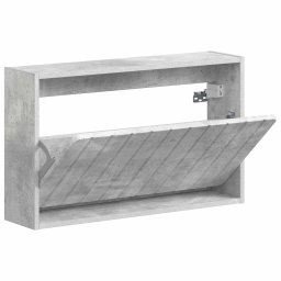 vidaXL Wandgemonteerde Schoenkast ZWOLLE 71 x 17 x 43 cm Bewerkt hout