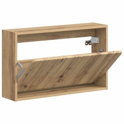 vidaXL Wandgemonteerde Schoenkast ZWOLLE 71 x 17 x 43 cm Bewerkt hout