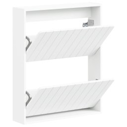 vidaXL Wandgemonteerde Schoenkast ZWOLLE 71 x 17 x 86 cm Bewerkt hout
