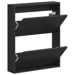 vidaXL Wandgemonteerde Schoenkast ZWOLLE 71 x 17 x 86 cm Bewerkt hout