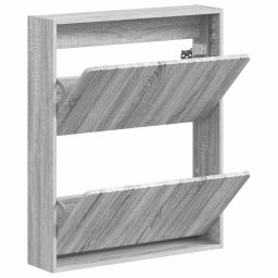 vidaXL Wandgemonteerde Schoenkast ZWOLLE 71 x 17 x 86 cm Bewerkt hout
