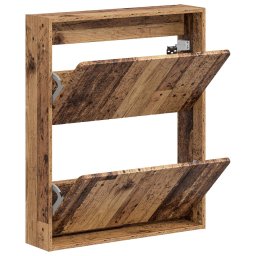 vidaXL Wandgemonteerde Schoenkast ZWOLLE 71 x 17 x 86 cm Bewerkt hout