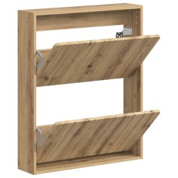 vidaXL Wandgemonteerde Schoenkast ZWOLLE 71 x 17 x 86 cm Bewerkt hout