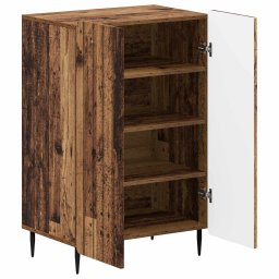 vidaXL Schoenenkast ZWOLLE 59,5 x 39,5 x 91,5 cm Bewerkt hout Oud hout