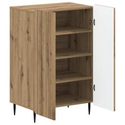 vidaXL Schoenenkast ZWOLLE 59,5 x 39,5 x 91,5 cm Bewerkt hout