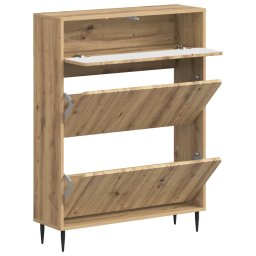 vidaXL Schoenenkast ZWOLLE 78 x 24 x 103 cm Bewerkt hout