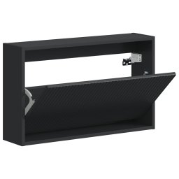 vidaXL Wandgemonteerde Schoenkast ARNHEM 71 x 17 x 43 cm Bewerkt hout