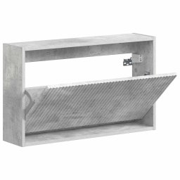 vidaXL Wandgemonteerde Schoenkast ARNHEM 71 x 17 x 43 cm Bewerkt hout