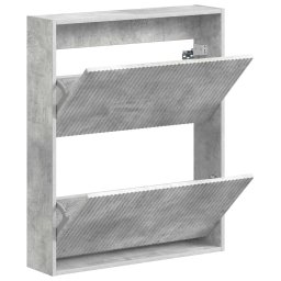 vidaXL Wandgemonteerde Schoenkast ARNHEM 71 x 17 x 86 cm Bewerkt hout