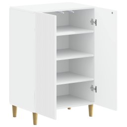 vidaXL Schoenenkast ARNHEM 59,5 x 39,5 x 90 cm Bewerkt hout Wit