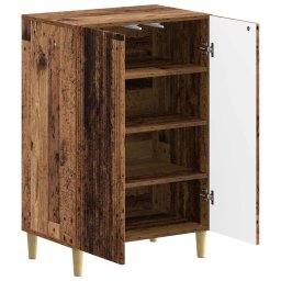vidaXL Schoenenkast ARNHEM 59,5 x 39,5 x 90 cm Bewerkt hout Oud hout