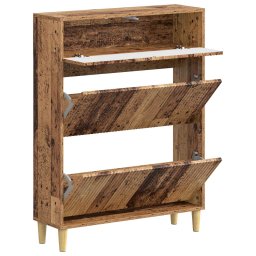 vidaXL Schoenenkast ARNHEM 78 x 24 x 103 cm Bewerkt hout Oud hout